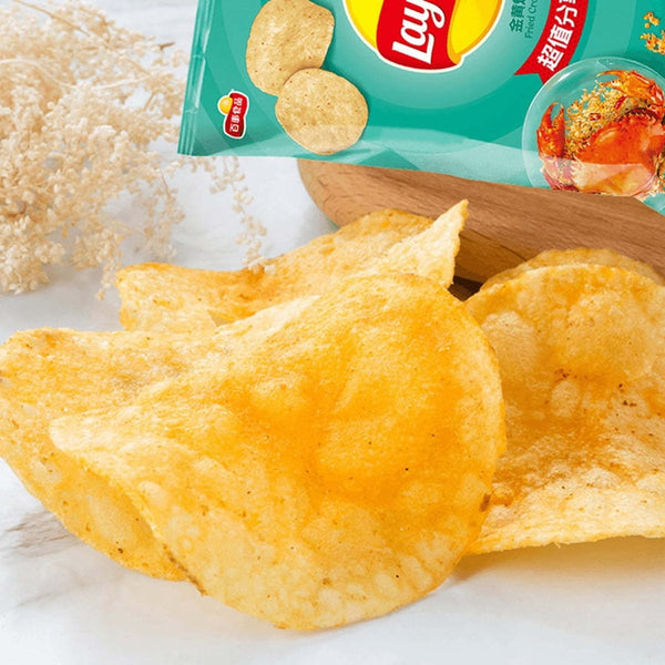 乐事 薯片 金黄炒蟹味70g