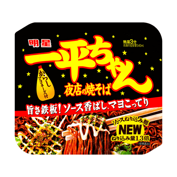 日本MYOJO明星 一平酱夜店炒面 芥末蛋黄酱味135g
