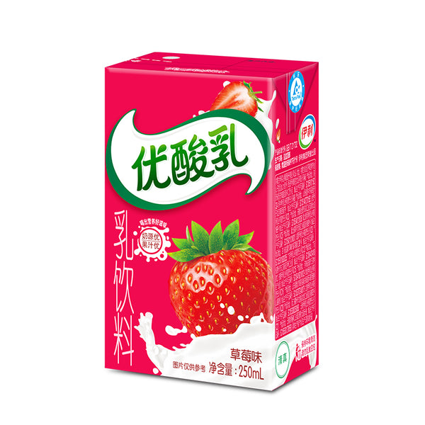 伊利优酸乳 草莓味250ml