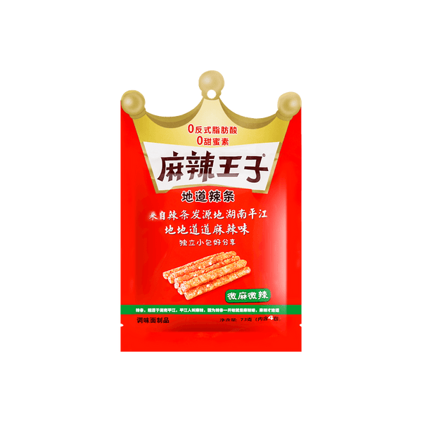 麻辣王子 网红麻辣条 微辣微麻73g
