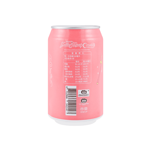 台湾OCEAN BOMB×美少女战士联名款 黄金柚风味气泡水330ml