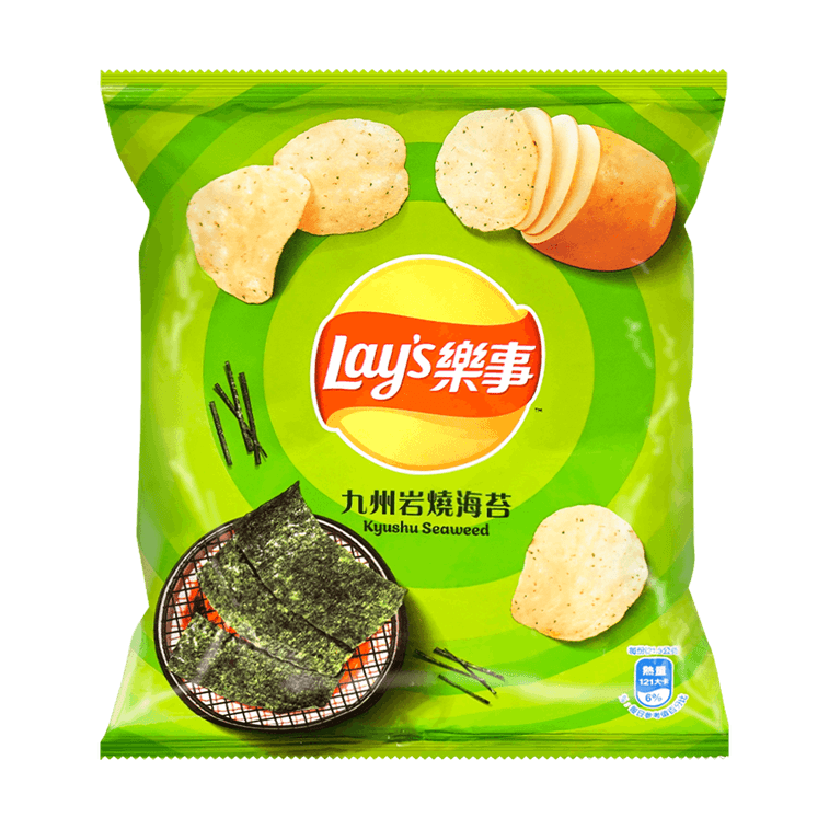 乐事 薯片 九州岩烧海苔口味洋芋片34g