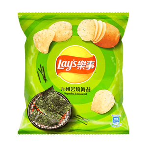 乐事 薯片 九州岩烧海苔口味洋芋片34g