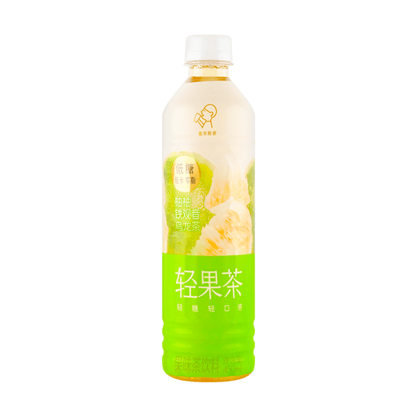 喜茶 轻果茶 柚柚铁观音乌龙茶450ml【低糖低卡零脂】