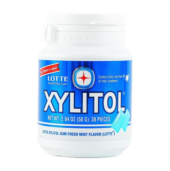 LOTTE乐天 XYLITOL口香糖薄荷味58g