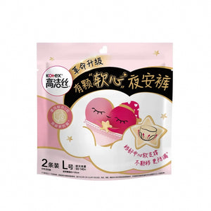 高洁丝Ko+ex 蜜桃小姐夜安裤L号 2片