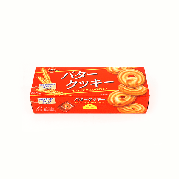 日本Bourbon波路梦 黄油曲奇饼干90g