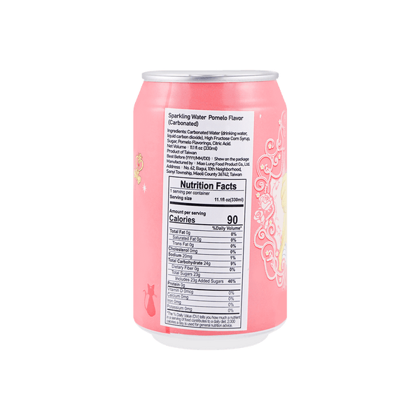台湾OCEAN BOMB×美少女战士联名款 黄金柚风味气泡水330ml