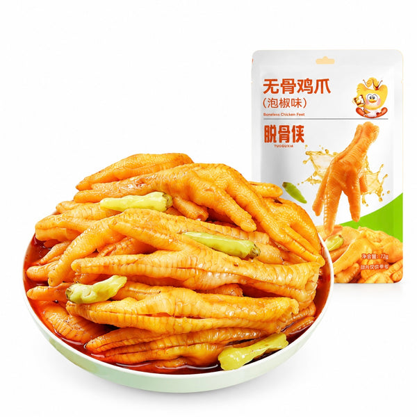 脱骨侠 脱骨凤爪 泡椒味72g