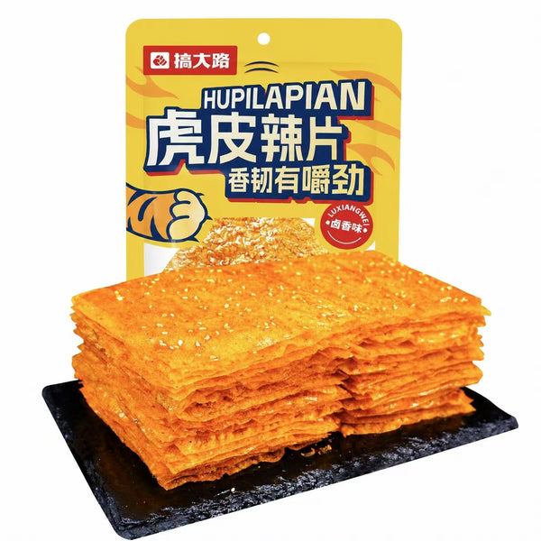 搞大路 虎皮辣片 卤香味48g