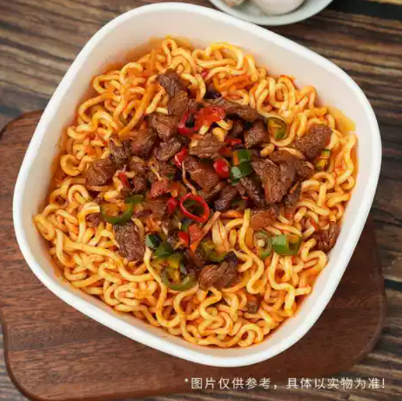 全紫阳 双椒牛肉干拌面172g