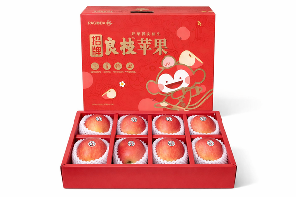 空运新鲜 良枝富士苹果 1盒9颗