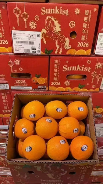 空运新鲜 Sunkist橙子 1箱10磅装