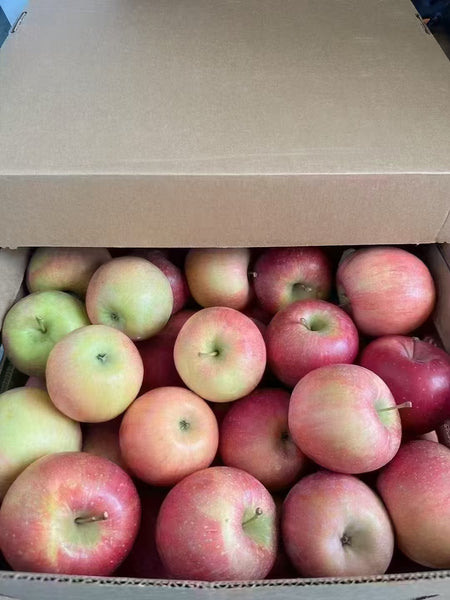 空运新鲜 农场富士苹果 1箱20-22磅