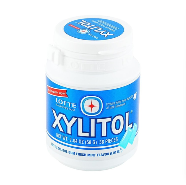 LOTTE乐天 XYLITOL口香糖薄荷味58g
