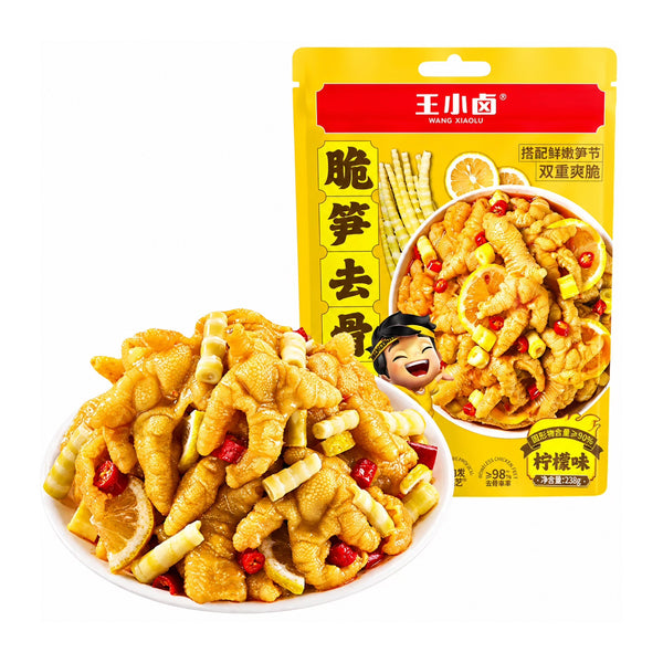 王小卤 脆笋去骨风爪 柠檬味238g