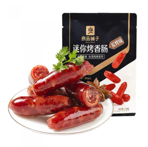 良品铺子 迷你烤香肠（炭烤味）145g