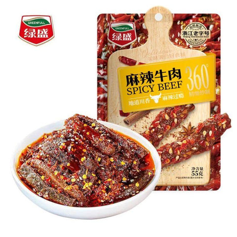 绿盛 麻辣牛肉55g