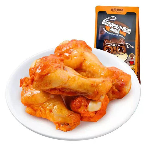 [30% off clearance, expires 08/27/2025] Three Squirrels Orleans Chicken Drumsticks 160g
