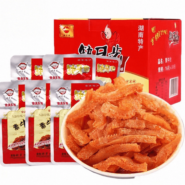 缺牙齿 香辣素牛肚魔芋辣条16g*10包