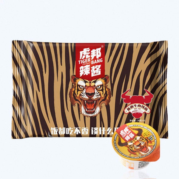 虎邦辣酱 鲁西牛肉辣酱30g*6